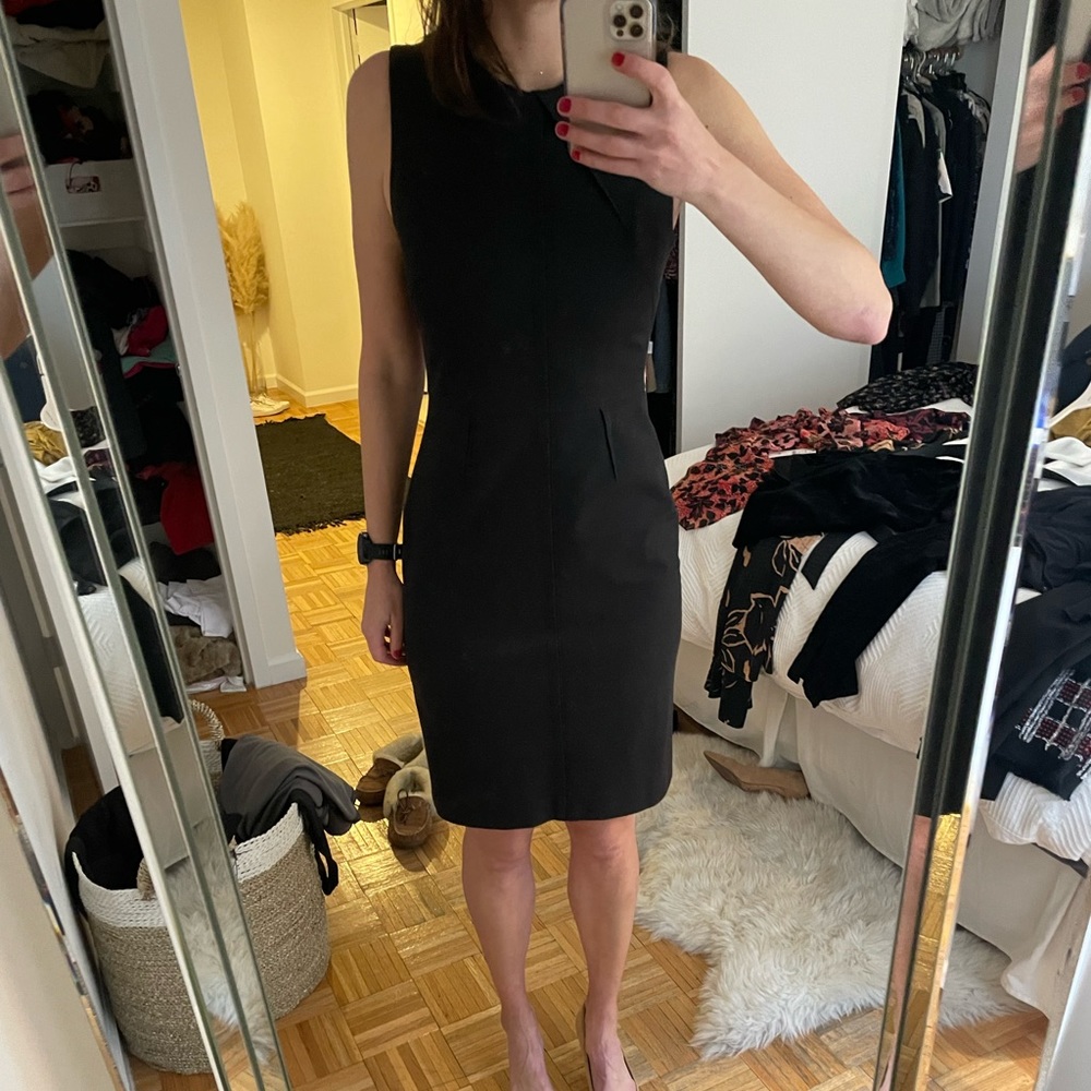 Black fitted/stretch dress
